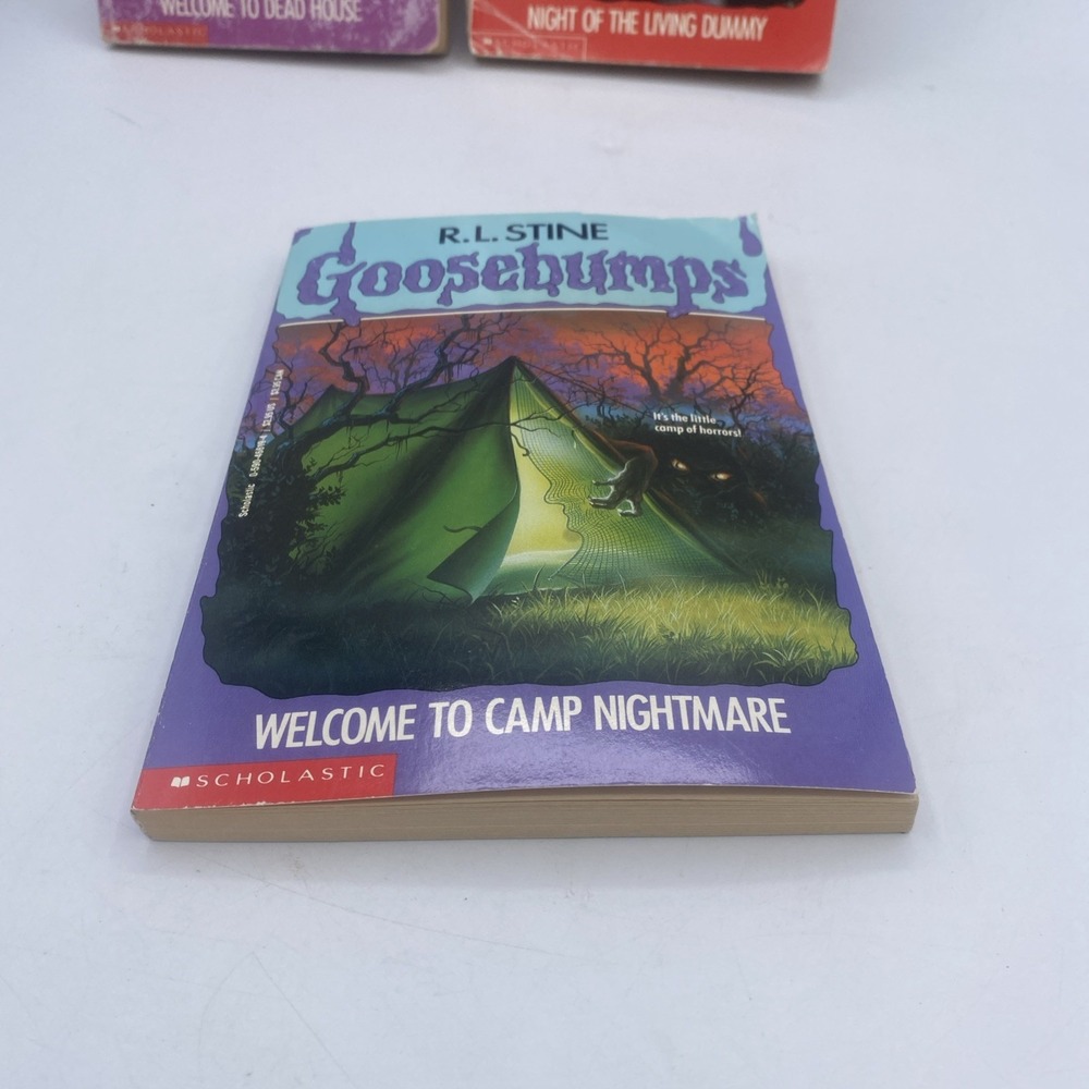1992 First Printing Goosebumps R.L. Stine Lot Of 3 Dead House, Dummy,Nightmare - Picture 5 of 16